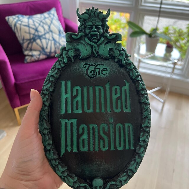 Disney Haunted Mansion Entrance Plaque Walt Disney World