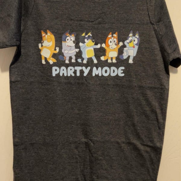 Blue Birthday Boy Shirt Family Matching Shirts Blue Characters Birthday ...