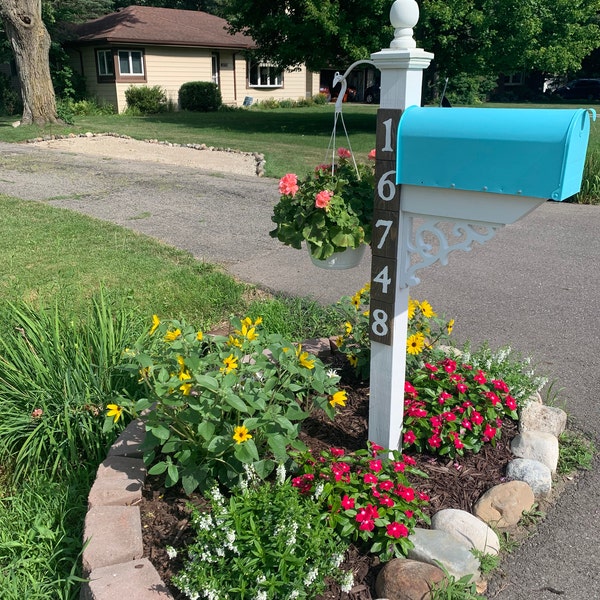 Barnwood Wood House Numbers Primitive Folk Art Numbers House Accessory ...