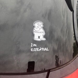 I'm Essential Vinyl Decal/car Decal/laptop Decal - Etsy