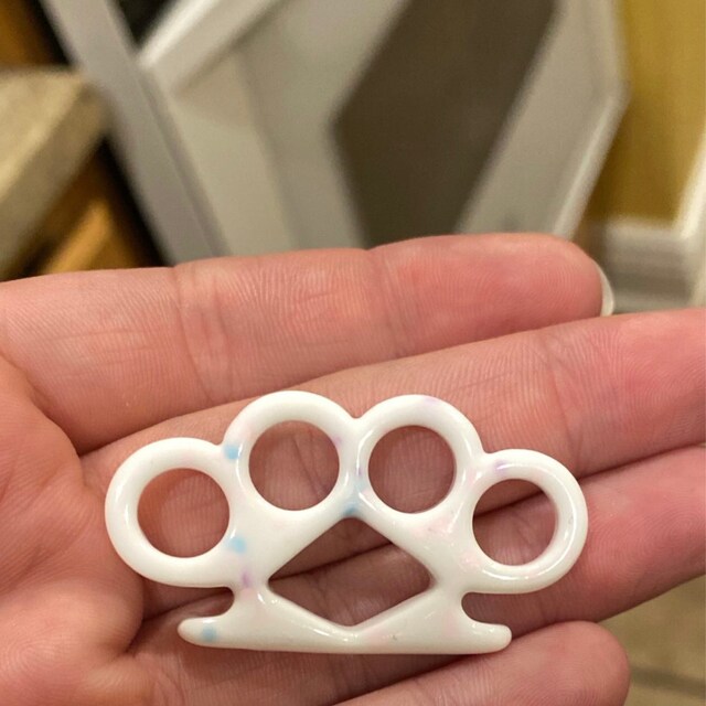 Brass Knuckles Silicone Mold Mould Resin Jewelry Steampunk