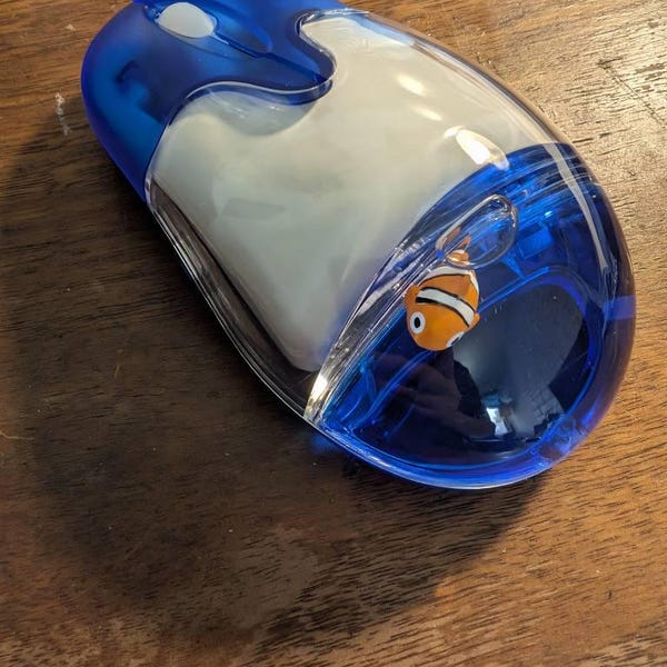 Mouse Wireless Aqua Frutiger Aero Stile Y2K – Mouse Standard Computer - Foto 5