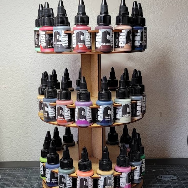 Rotating Paint Rack - for 22ml Pro Acryl Paints - Etsy
