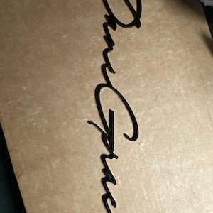 Acrylic Wedding Place Names, Personalised Coloured Napkin Favours, Acrylic Place Setting Name Tags, Modern Name Cards, Laser Cut Names