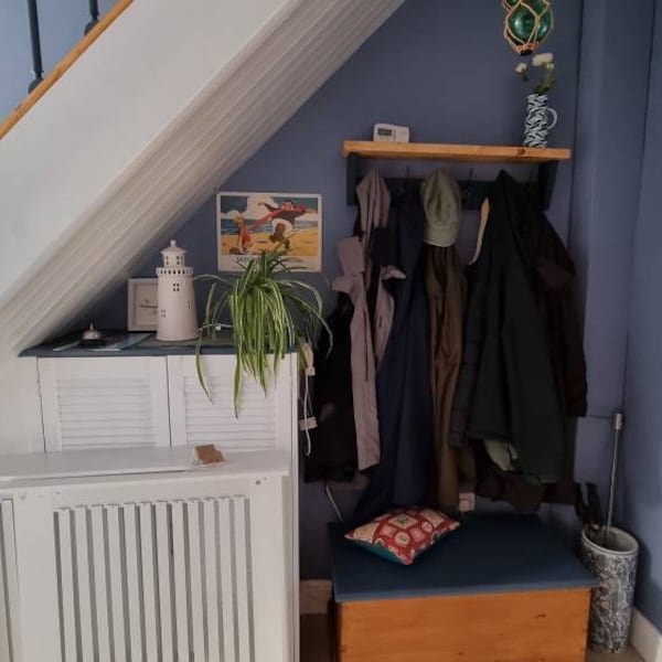 Solid Wooden Handmade Rustic Shoe Rack Farmhouse Style Farrow & Ball ...