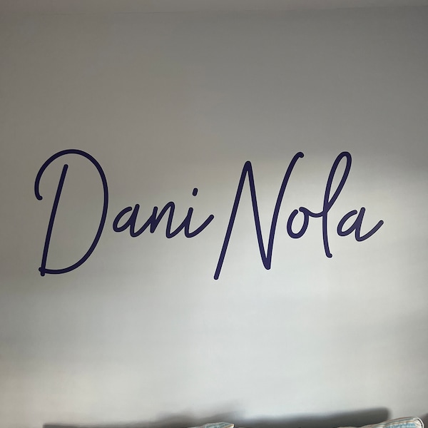 Personalized Name Wall Decal - Custom Wall Sticker, Kids Name Sign ...