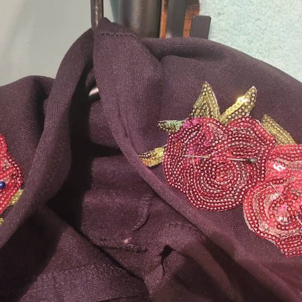 Toppa Ricamata Con Testa Di Tigre E Paillettes – 26,7 X 21,5 Cm – Per Decorare Vestiti, Borse, Cappelli – Fai Da Te - 2