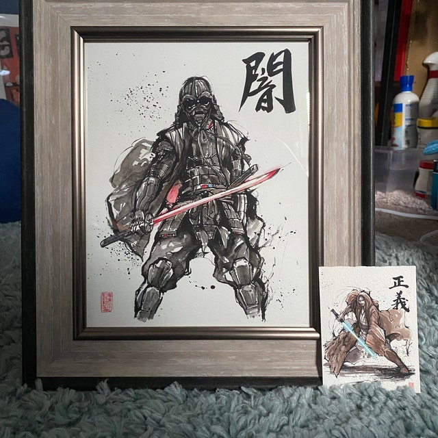 ストリートアート ダース・ベイダー風キャンバス ストリートアート ダース・ベイダー風キャンバス - メルカリ
