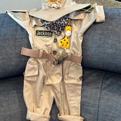 Personalized Safari Jumpsuit One Piece Long-shortsafari - Etsy