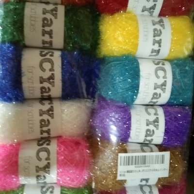 Knit Clover Scrubby Brush Yarn,scrubbies Scrubber Yarn, 100% Polyester ...