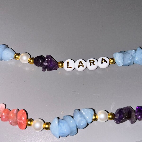 Natural Green Aventurine & Rose Quartz Bracelet at ₹ 599/piece in New Delhi