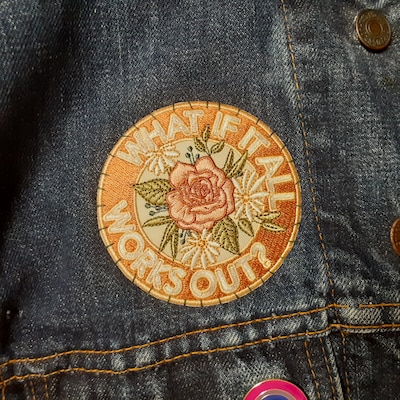 Positive Affirmation Patch, What If It All Works Out Accessory, Mental ...