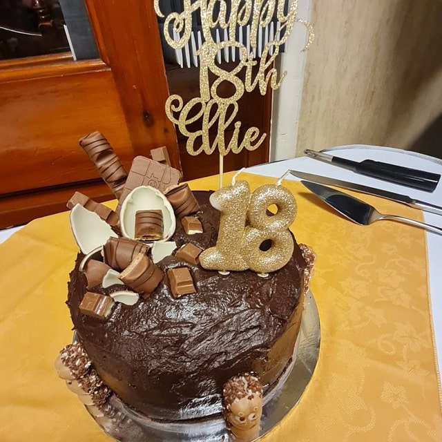Garçon 18e anniversaire Kit de décoration de gâteau de fête du dix-huitième  anniversaire Ensemble de garniture de gâteau de joyeux anniversaire 11  pièces -  France