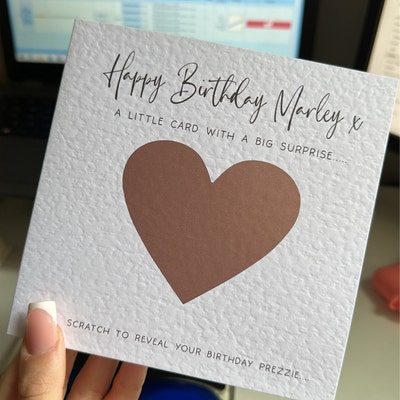 Personalised Surprise Birthday Card Personalised Surprise - Etsy UK