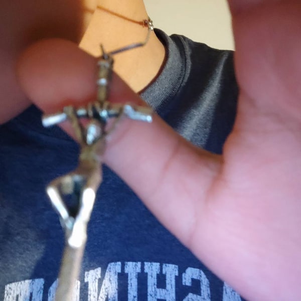 Italian Papal Crucifix Pendant of Pope Saint John Paul II - Manzu's ...