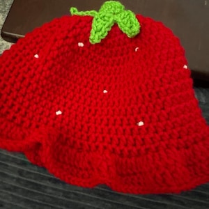 Crochet Strawberry, Lemon, Watermelon Bucket Hat
