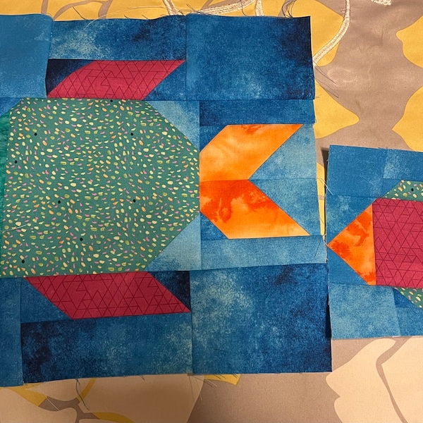 PDF Nautical Quilt Pattern - Fish Quilt Pattern - Etsy