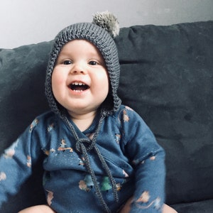 Hat Knitting Pattern Baby Child & Adult KELSEY | Etsy