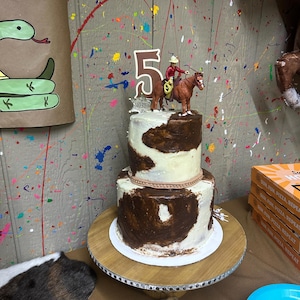My First Rodeo, First Rodeo Cake Topper, Western First Birthday, Cowboy ...