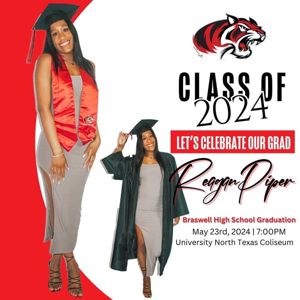 Editable Nursing Graduation Flyer | Class of 2024 | Nursing School ...