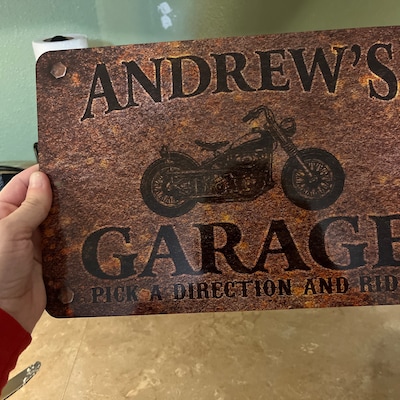 Custom Rusty Green Metal Street Sign With Weathered Appearance 4 X 18 ...