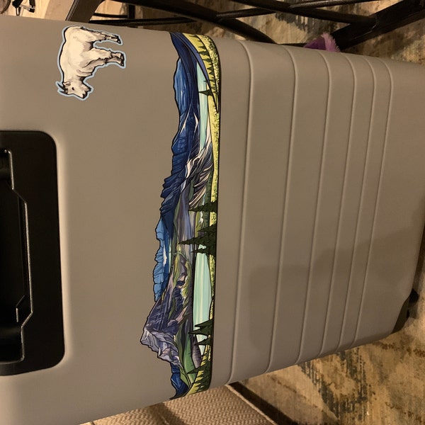 Glacier National Park Infinity Sticker - Etsy