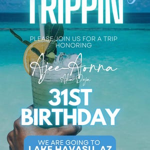 Digital Travel itinerary, itinerary template,  travel itineray, Birthday Weekend Invitation, Weekend Itinerary, Digital Schedule, Girls Trip