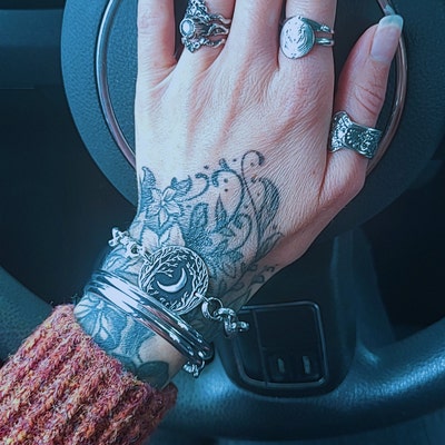 Personalised Children's 925 Silver Bangle In Different Size With Birthstone Gift | UK - Foto 3