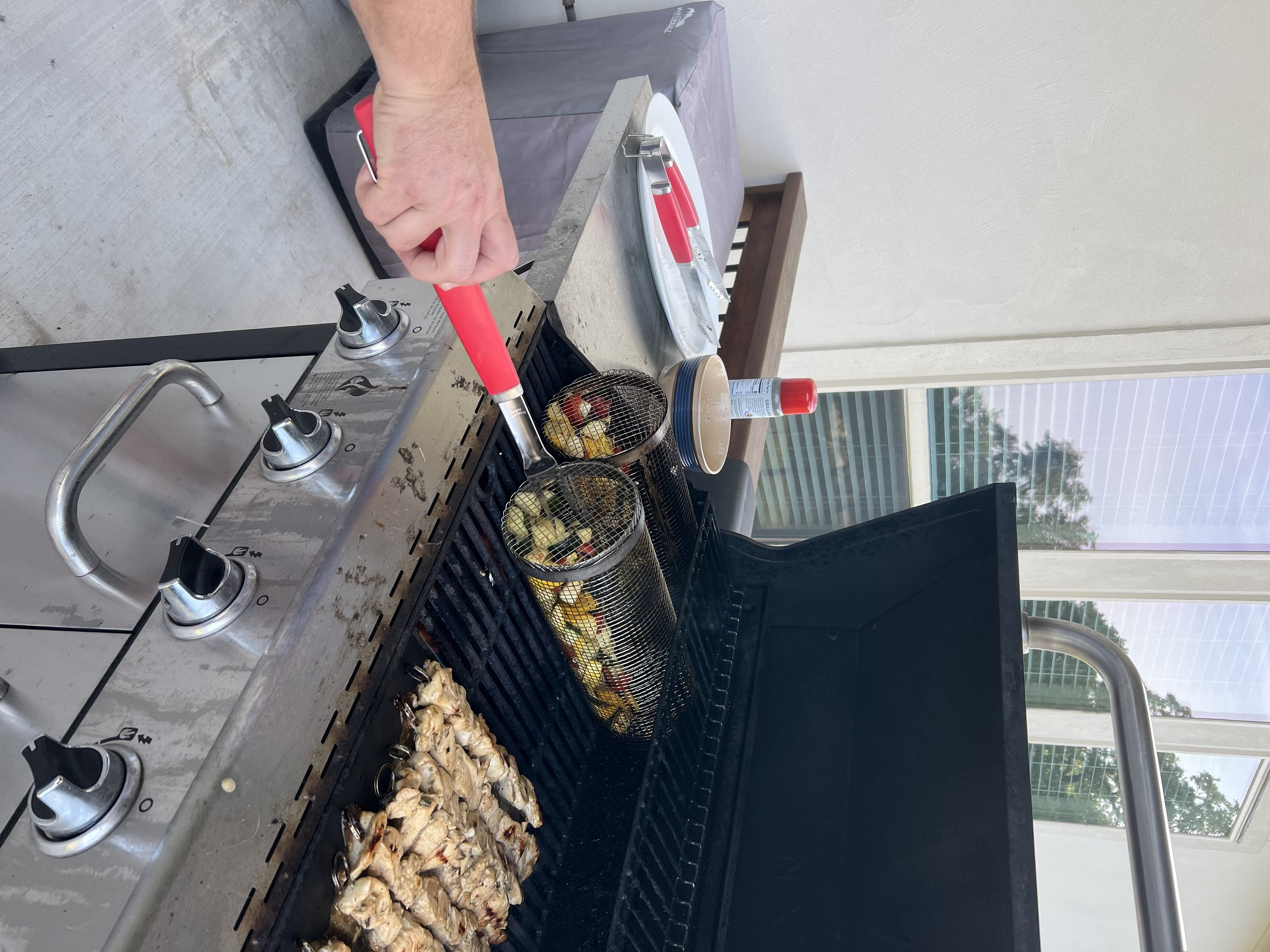 MyGrillie 2-Pack - The Greatest Grilling Basket Ever - Grill Veggies and all your foods including desserts the Grillie way!
