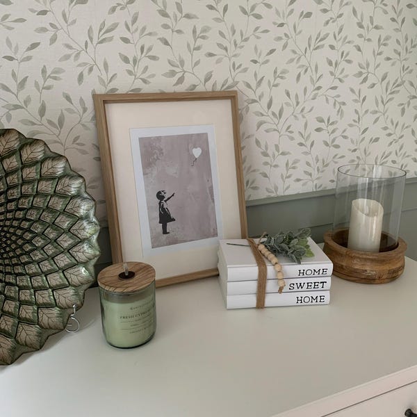 SET OF 2 Banksy Prnts, Banksy Wall Art, Banksy Prnt, Banksy Pctures, Lvng Room Prnts