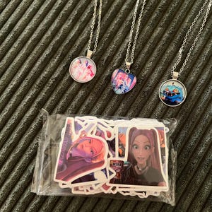Pop D*mon H*nter Heart Necklace,pop Party Themed Necklaces,pop
