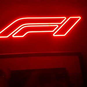Neon F1 Sign Led Wall décor Monaco F1 Grand Prix Circuit Track | Etsy