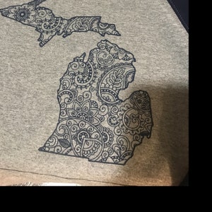 Download Paisley Michigan Cut File Studio File SVG File PNG File | Etsy