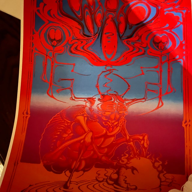 Rolling Stones in Concert Art Nouveaux Poster Rolling Stones Concert