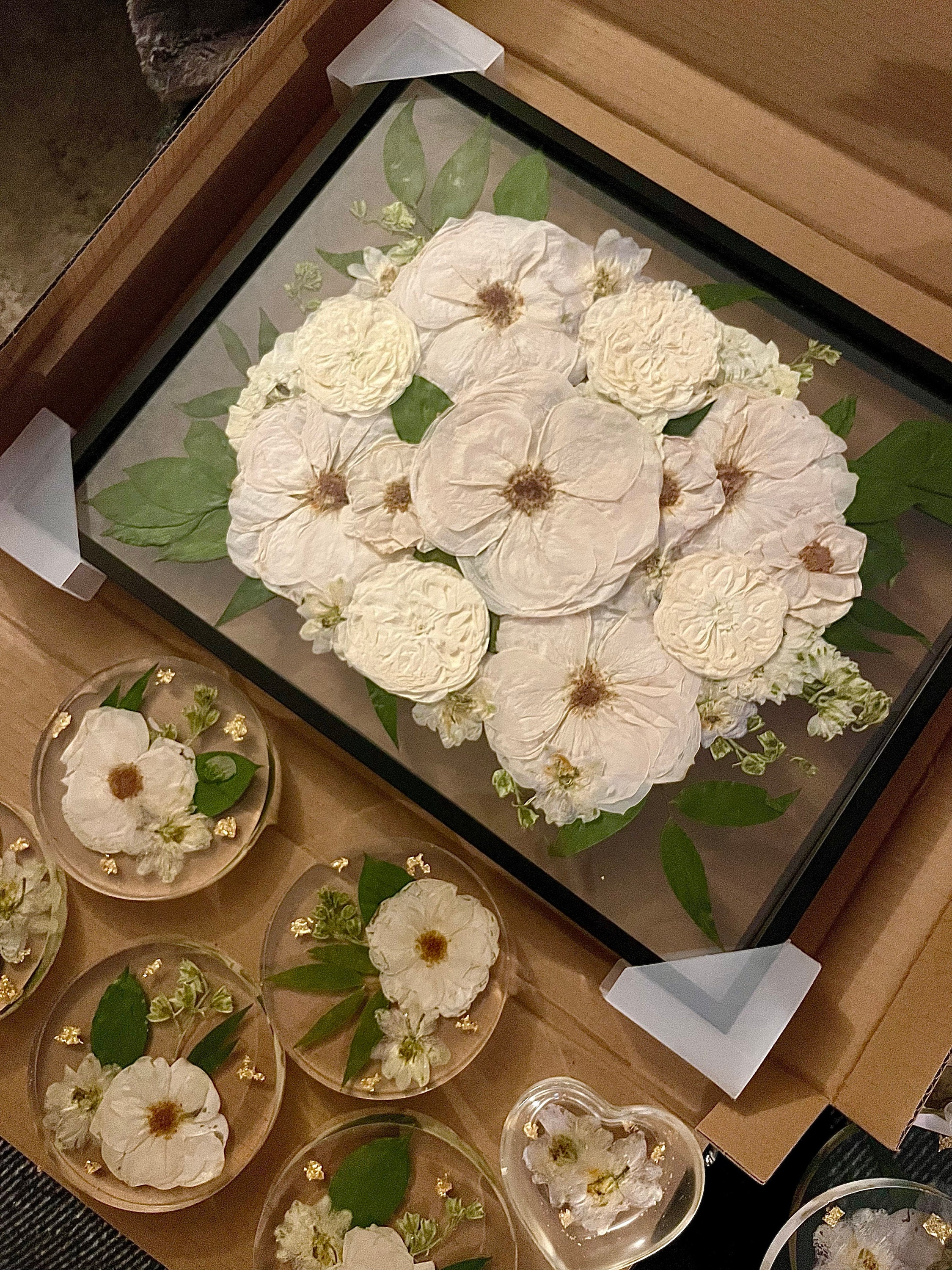 Preserved flowers from Natalie's etsy review