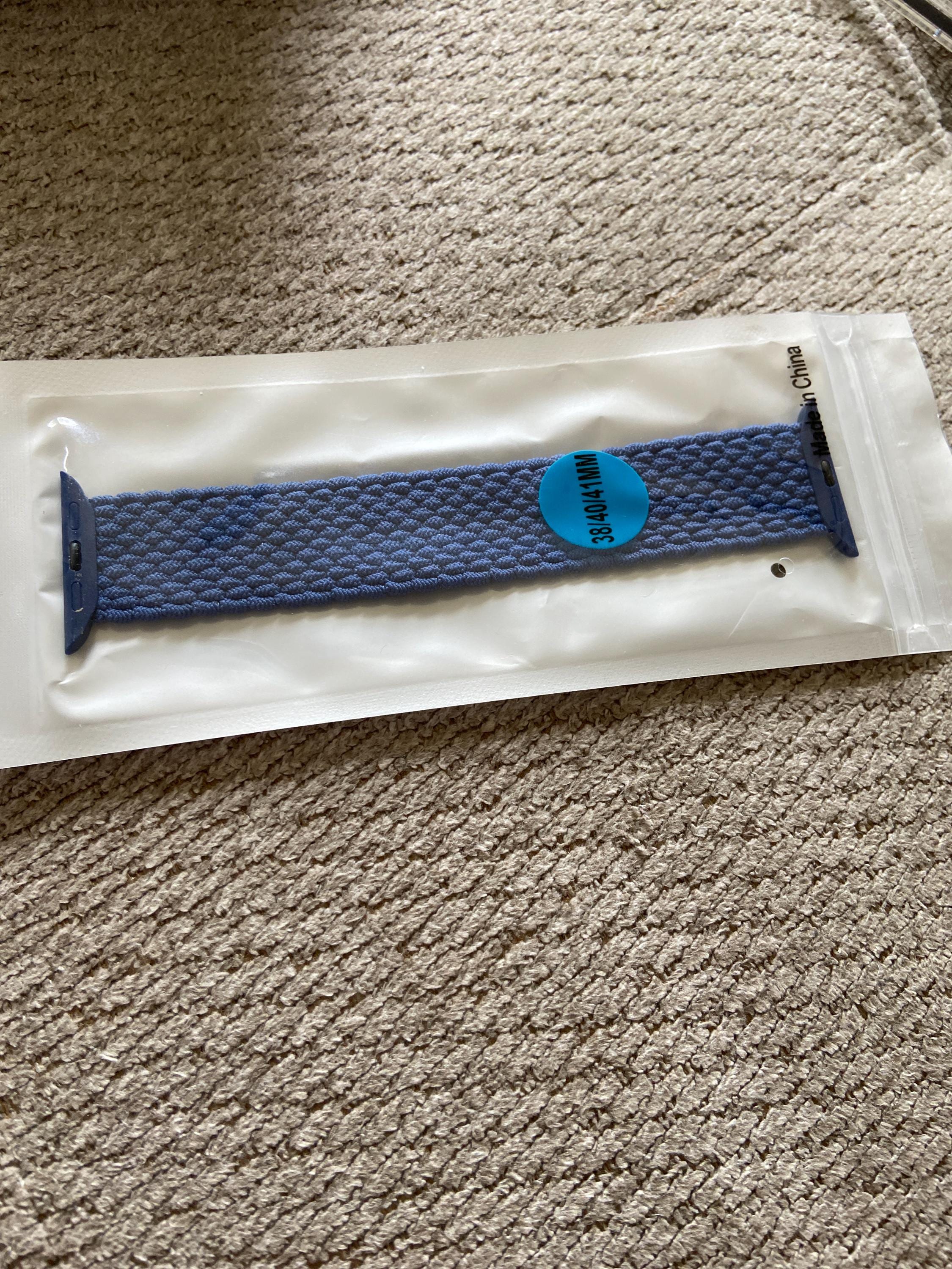 Elastic Braided Solo Loop Apple Watch Band | Series 9, 8, 7, 6, 5, 4, 3, 2, 1, ULTRA, 38MM, 40MM, 41MM, 42MM, 44MM, 45MM, 49MM | iWatch Band