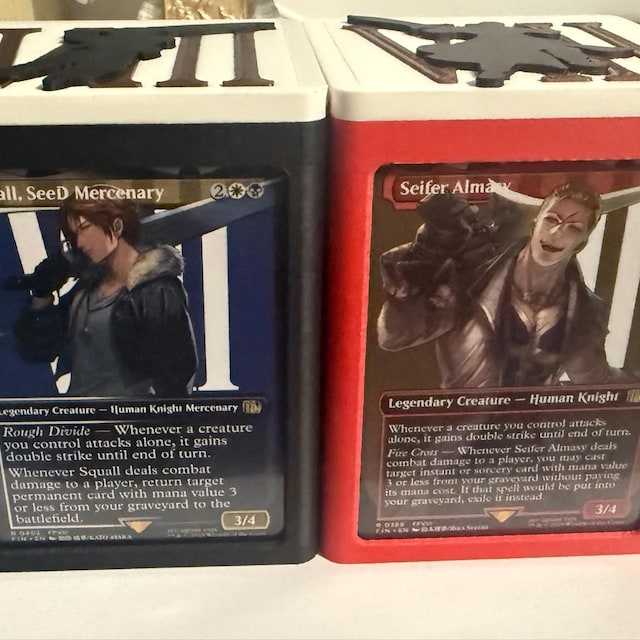 MTG COMMANDER Deck Box -final Fantasy VIII Squall - Etsy MTG COMMANDER Deck Box -final Fantasy VIII Squall - Etsy