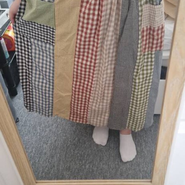 Sage Green Gingham Clara Pinafore Dress - Etsy