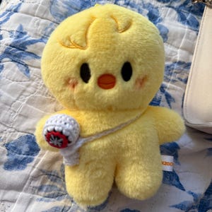 Crochet Stray Kids Lightstick Keychain Plush Doll Clothes Kpop