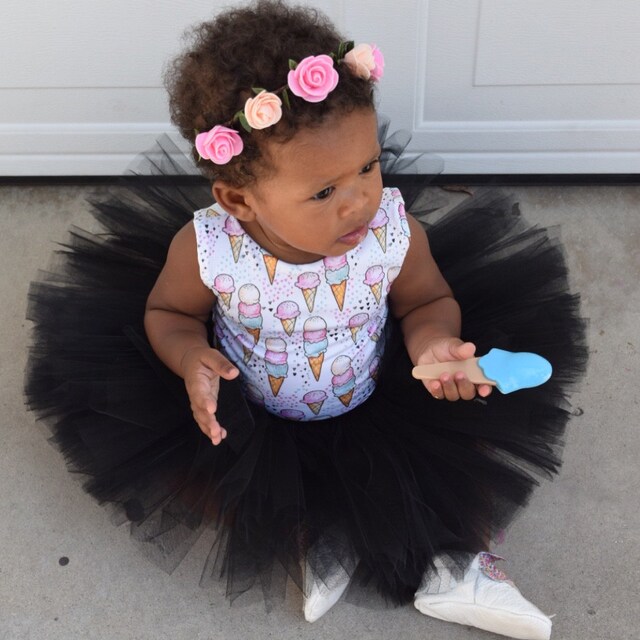 Black Tutu, Baby Costume Tutu, Classic Black Tutu, Black Baby Tutu