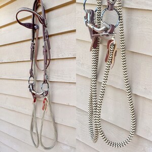Custom Yacht Rope Loop Reins or Split Reins / Clinician Rope, Mecate ...