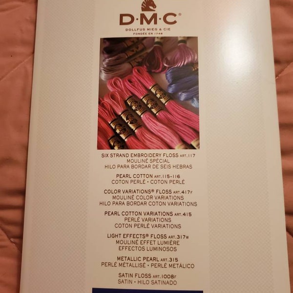 DMC Threads Printed Color Card - Etsy