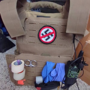 Parche Bordado Anti Nazi Anti Facist De 3