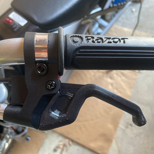 Levier de frein côté gauche pour scooter électrique Razor Pocket E-Bike, plastique noir Levier de frein côté gauche pour scooter électrique Razor Pocket E-Bike, plastique noir