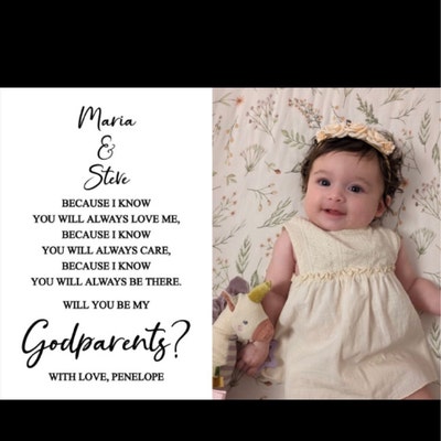 EDITABLE DOWNLOAD Will You Be My Godparents Printable Download ...