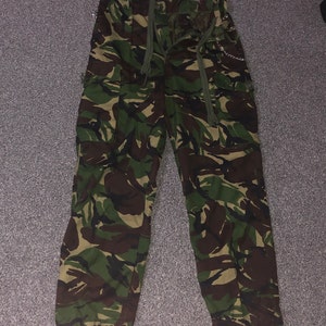 British Army Camo Pants Khaki Green 