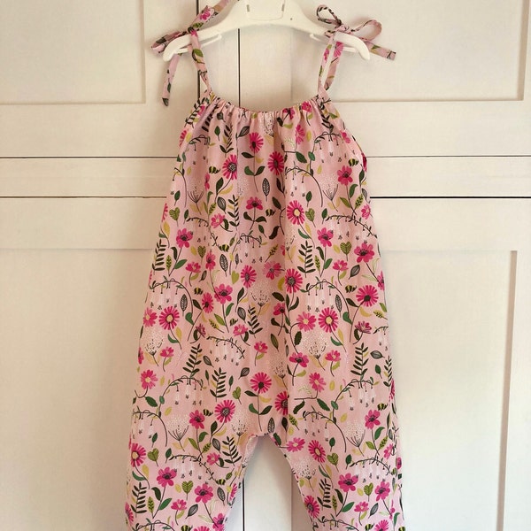 PDF Pattern - Boho Romper - Babies/toddlers - Premie to 5-6T - Instant ...