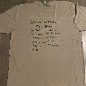 Always Let Your Cocktail Be Your Guide Drinking Around the World Shirt