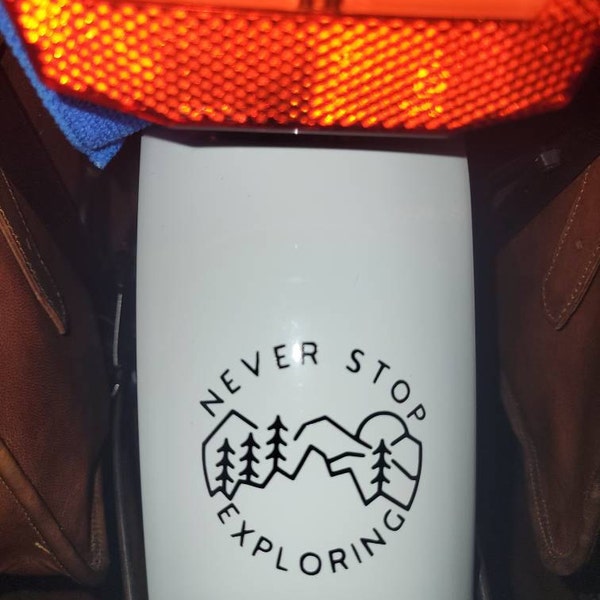 DECAL [never Stop Exploring] Vinyl Decal | Mountain Decal | Explore ...