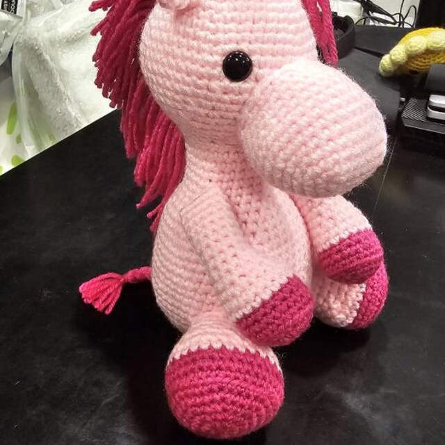 あみぐるみ tyrs2 あみぐるみ編み図 - ラッキー・ザ・ホース - Etsy 日本